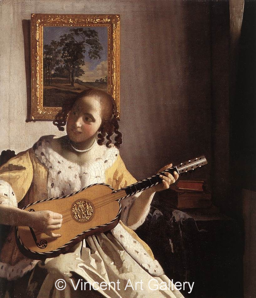 A1828, VERMEER, The Guitar Player